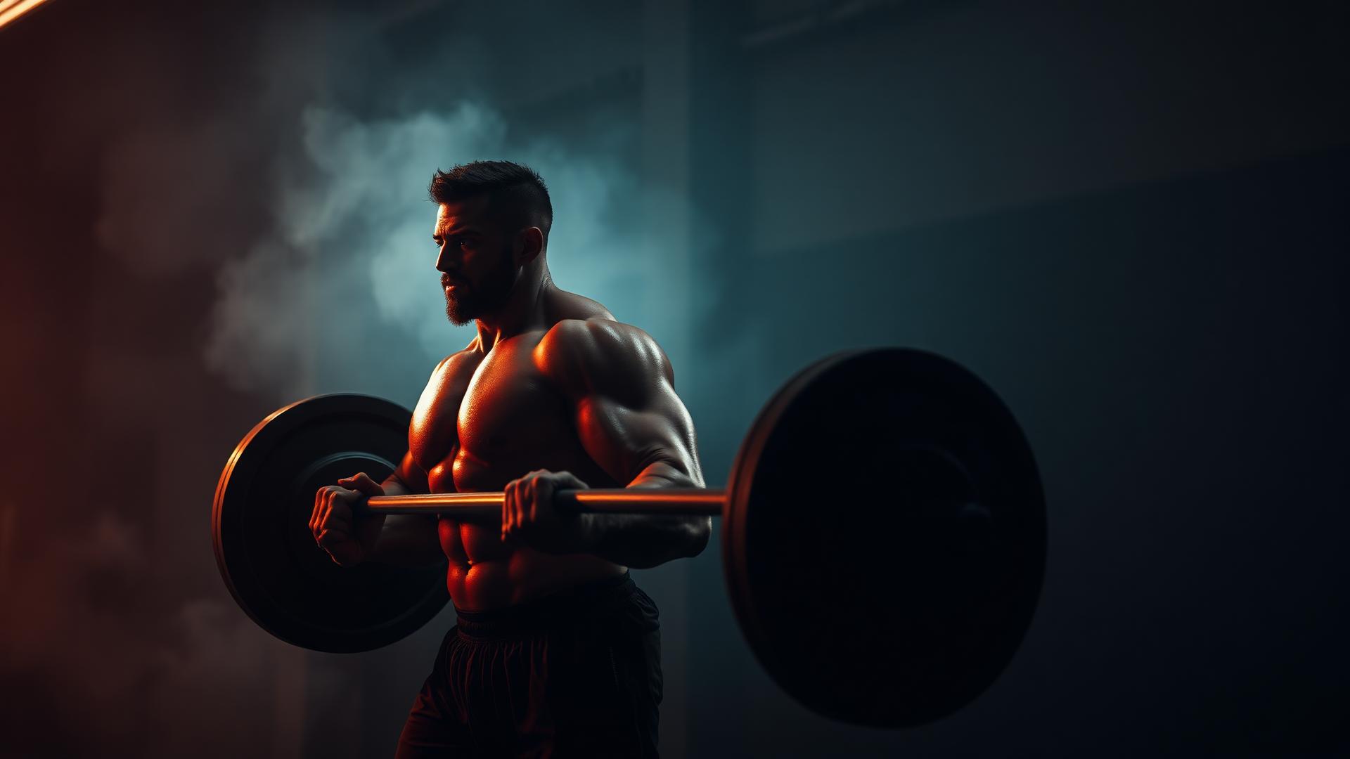 South African athlete training under cinematic orange lighting at Forge Fitness Cape Town